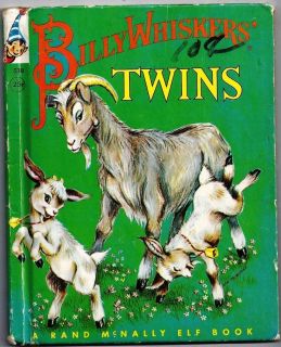 Vintage 1950s Elf Book Billy Whiskers Twins Helen Wing
