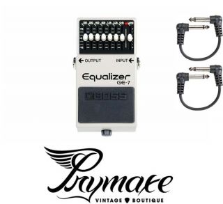 Boss GE 7 Equalizer Guitar Effect Pedal Brand New  Two