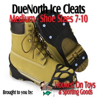 Duenorth Shoe Ice Traction Cleats Spikes Medium 7 10