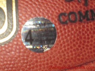 Brett Favre Autographed Wilson The Duke NFL Football, 421 TDs, w/case