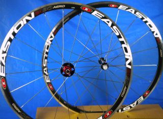 NEW 2011 EASTON EA90 AERO 700C CLINCHER ROAD WHEELSET / FRONT AND REAR