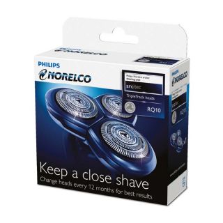  offers three shaving tracks to cover more skin for a fast close shave