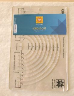 Quilters Easy Circle Template 2 10 EZ Quilting