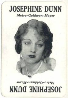 Josephine Dunn 1929 Movie Land Keeno Game Card EX