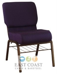21 Oversized Commercial Concord Fabric Church Stack Chair Close Outs
