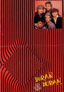 Duran Duran 1981 Duran Duran Tour U K Concert Program Book