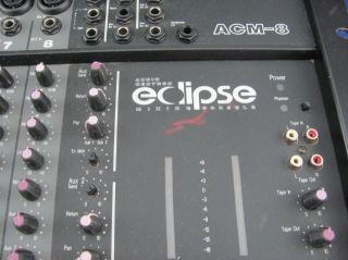 you are viewing a used eclipse acm 8r audio centron mixing console