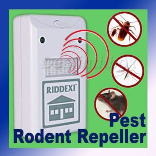 Riddex Plus Electronic Pest Rodent Control Repeller New