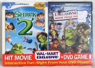 Shrek 2 DVD Dream Works Movie Trivia DVD Game FreShip