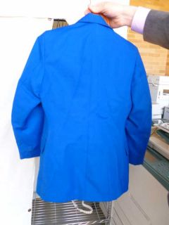 Lot of 150+ Stanbury Blue Blazers with 5 Covered Storage Racks