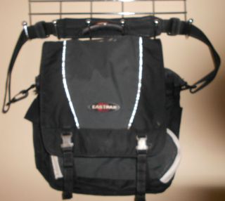 USED* Eastpak Large Messenger Bag Bookbag *Needs Zipper Repair*