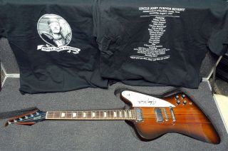  Gibson Firebird V re Issue Signed by Blues Legend Johnny Winter