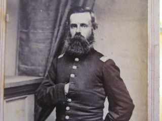 Russellville Kentucky Civil War Officer CDV Photograph