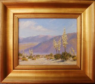 EDNA SPANGLER, California Impressionist, California Desert Landscape