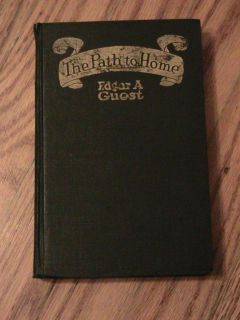  Home HC Book Vintage Antique Edgar A Guest Poems Poetry Stories