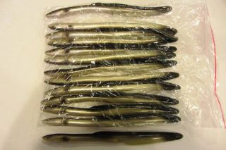 alive lures soft plastic eels bulk quantity of 12 each eel is 11 in