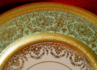 Heinrich China Edgerton Gold Filigree Service Plate