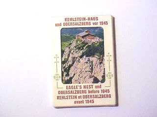 Eagles Nest and Obersalzberg Before 1945 Picture Cards Hitler Germany