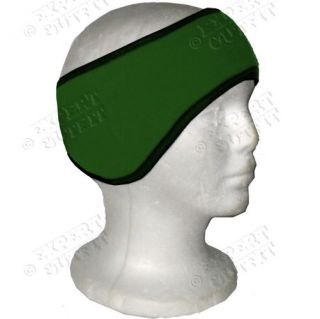 Fleece Reversible Green Ear Muff Headband Head Warmer New Wholesale