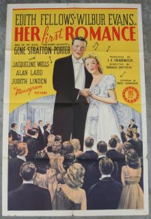 Movie Poster Her First Romance 1940 Edith Fellows Wilbur Evans