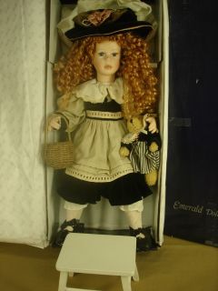 Emerald Collection Porcelain Doll in Box New Beautiful 24 Special