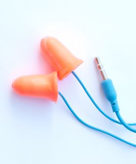 5mm Noise Isolating Earbuds Foam Earplugs Headphones Silicone Ear