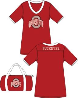 Emerson Street Ohio State Football Jersey College Night Shirt in A Bag