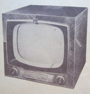 1952 Emerson 700D Television Service Manual TV PhotoFact Schematic