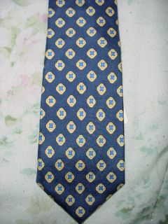 NEW Navy Blue Silk Zipper Tie pre made boys diamond pattern Free ship