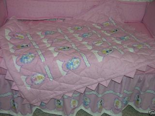 Crib Bedding Set Made w Disney Princess Fabric Points