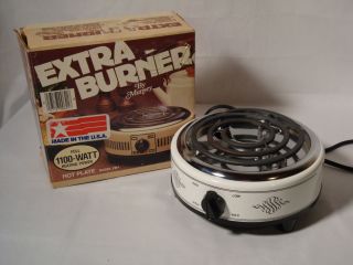 Electric Hot Plate Extra Burner Vintage by Munsey