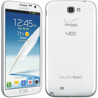 Samsung Galaxy Note II 4G LTE 16GB Marble White Verizon New Clean ESN