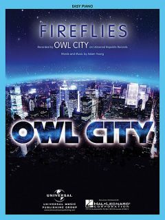Owl City Fireflies Easy Piano Sheet Music