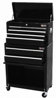  24 Top Chest with Rolling Cabinet Tool Storage Chest Toolbox