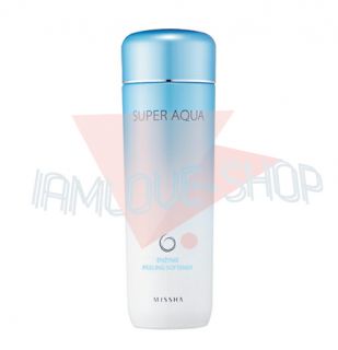 Missha Super Aqua Enzyme Peeling Softner 150ml Skincare Toner AHA Peel