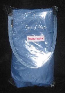 Tupperware New RARE Large Blue Big Chill Bag Logo Tote Consultant