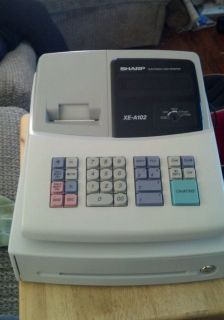 Sharp XE A102 Electronic Cash Register Works