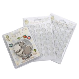 Epiphany Crafts Scrapbook Bubble Caps and Charms   14mm at