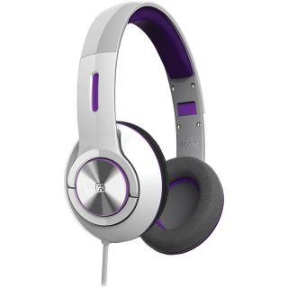 iHome On Ear Foldable Headphones with Pouch   White