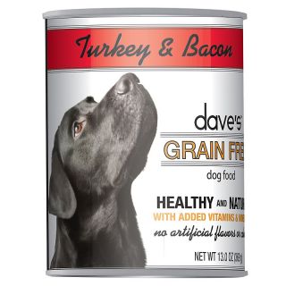 Daves Dog Food Grain Free Turkey & Bacon