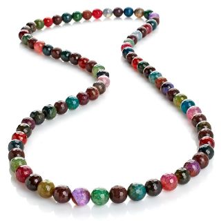 Jay King Multicolor Cracked Quartz 42 Beaded Necklace at
