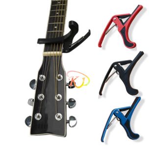  Folk Acoustic Electric Guitar Trigger Capo Quick Change Key Clamp New
