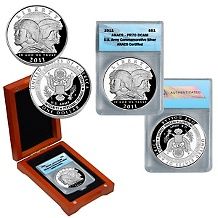 2011 anacs pr70 army commemorative silver dollar price $ 179 95 or 3