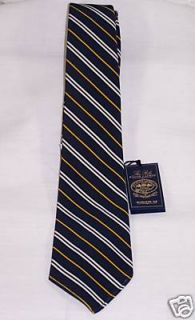 POLO BY RALPH LAUREN RICH SILK TWILL HANDSOMELY STRIPED FOR A BOLD