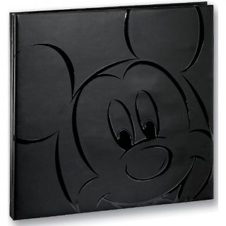 Embossed Mickey Scrapbook Album, 12 x 12in   Black