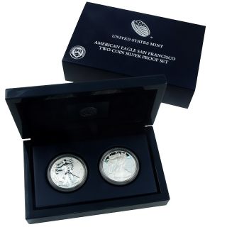 2012 S Mint Proof and Reverse Proof Silver Eagles