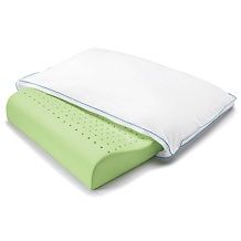 brookstone biosense memory foam neck pillow and cover d
