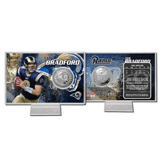 2012 NFL Silver Plated Coin Card by The Highland Mint   Sam Bradford