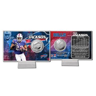 2012 NFL Silver Plated Coin Card by The Highland Mint   Fred Jackson