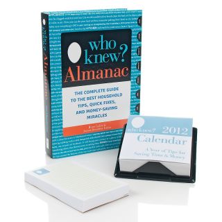  & Magazines The Who Knew? Almanac, 2012 Desktop Calendar and Note